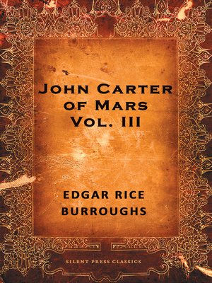 cover image of John Carter of Mars, Volume 3